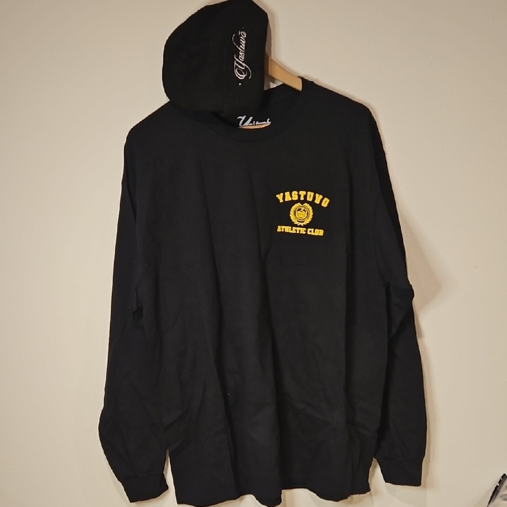NWT Yastuvo Athletic Club Long Sleeve T Shirt & Hat Heath Is Wealth Instagram XL